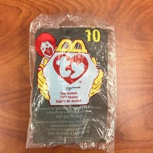 TY Teenie Beanie Babie - Zip black/white cat 1993‎